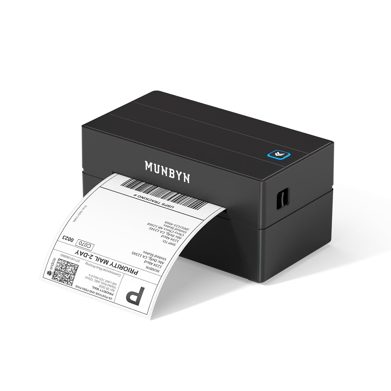 MUNBYN ITPP130B · Black — manufacturer photograph